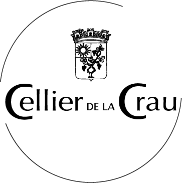 Logo du Cellier de la Crau version cercle en noir